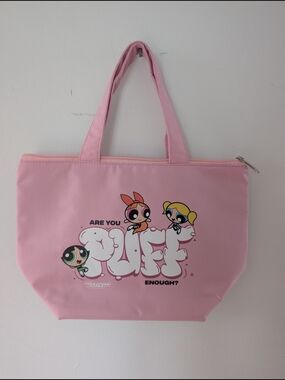 Powerpuff Girls Insulated Zip Lunch Bag - "Are You Puff Enough?" 💕✨🌈